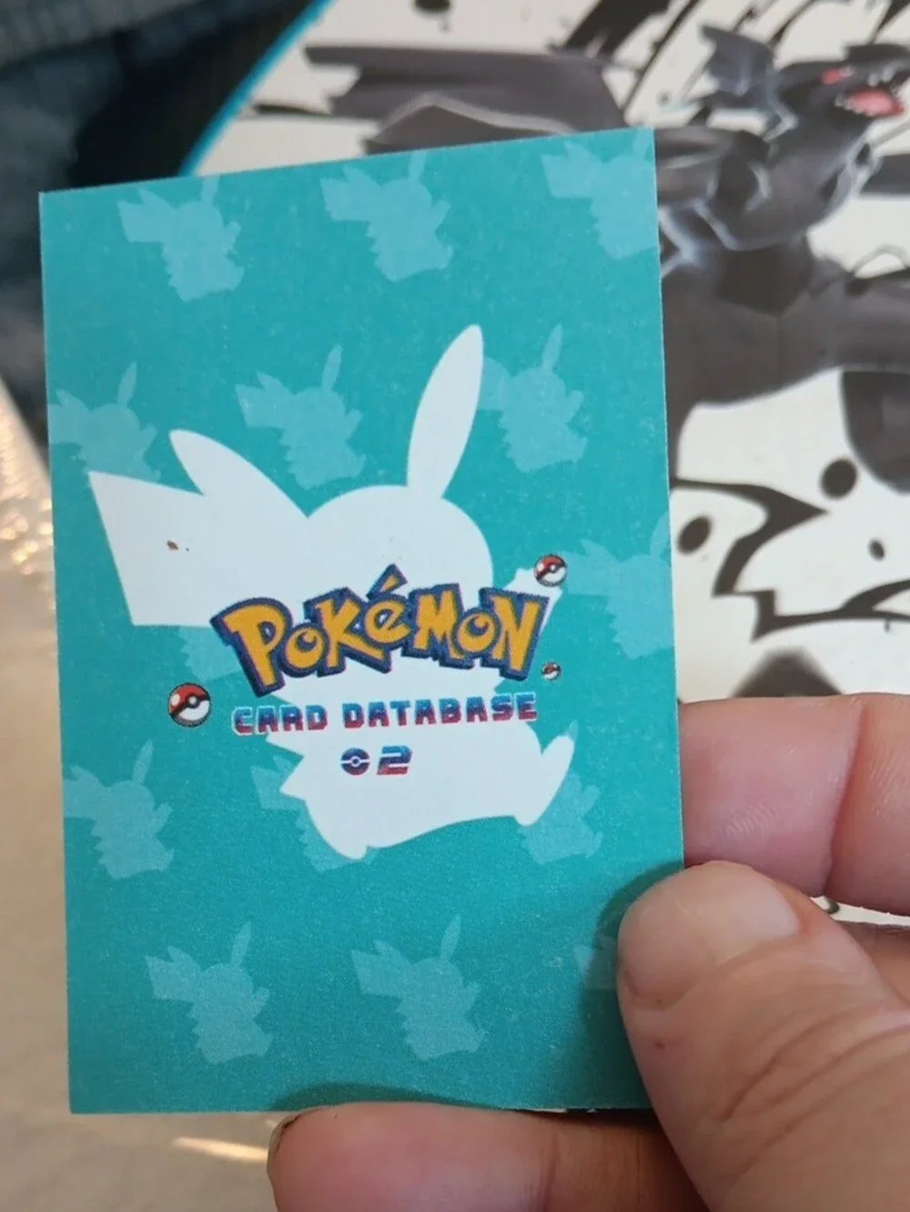 Pokemon Pichu Yellow Card with Black Accents